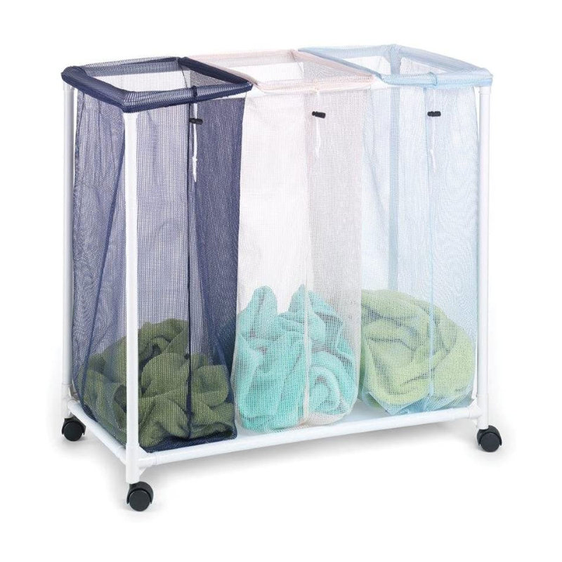 Metal Rolling Laundry Sorter