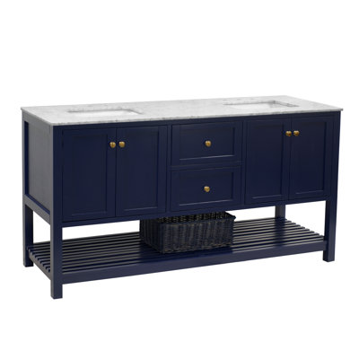 Ensemble de meuble-lavabo double 72 po Binne