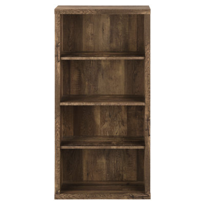48"H Brown Bookcase, Contemporary Style With Adjustable Shelves For Bedroom And Office 5 Tier Bookshelf Bookcase Bedroom, Laminate, Modern Large Storage Area