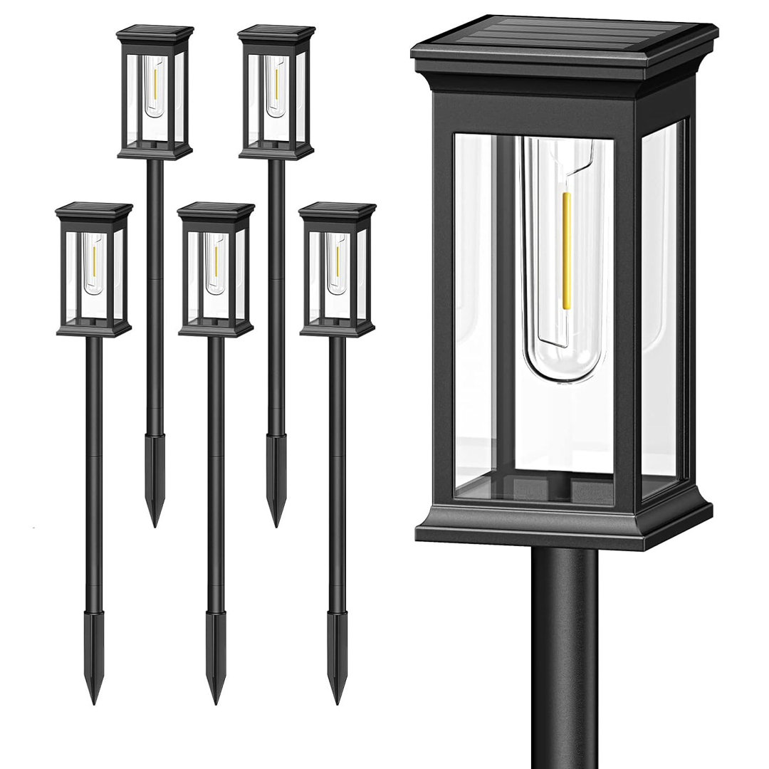 Satin Black Low Voltage Solar Powered Integrated LED Pathway Light Changchun Chennan Trading CoLtd