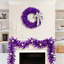Pre-Lit Artificial Pine Christmas Garland - 9' - Clear Lights-23234085