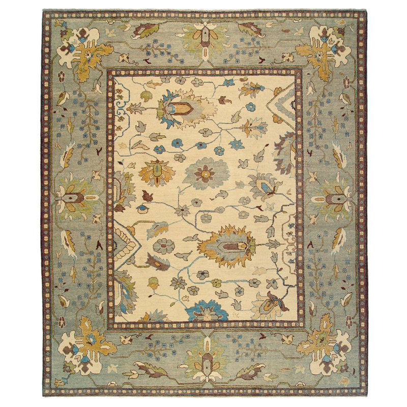 Tashkent Wool Area Rug, Rectangle 6' x 9'