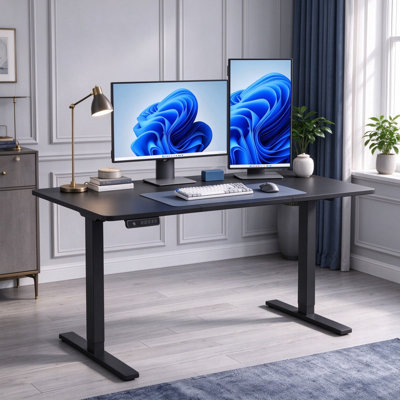 Adjustable Height Steel Standing Desk