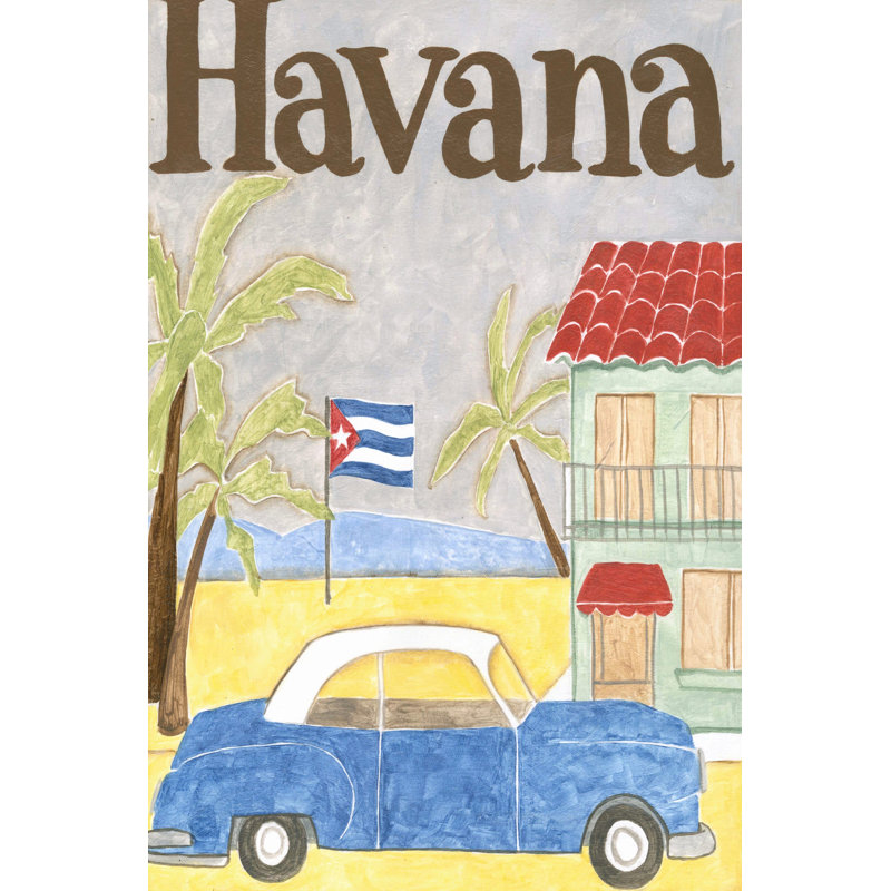 Havana by Megan Meagher - Wrapped Canvas Print, 46cm H x 30cm W 