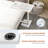 Multi-Function Adjustable and Movable Overbed Table, C-shaped end table with Hidden Casters-255647930