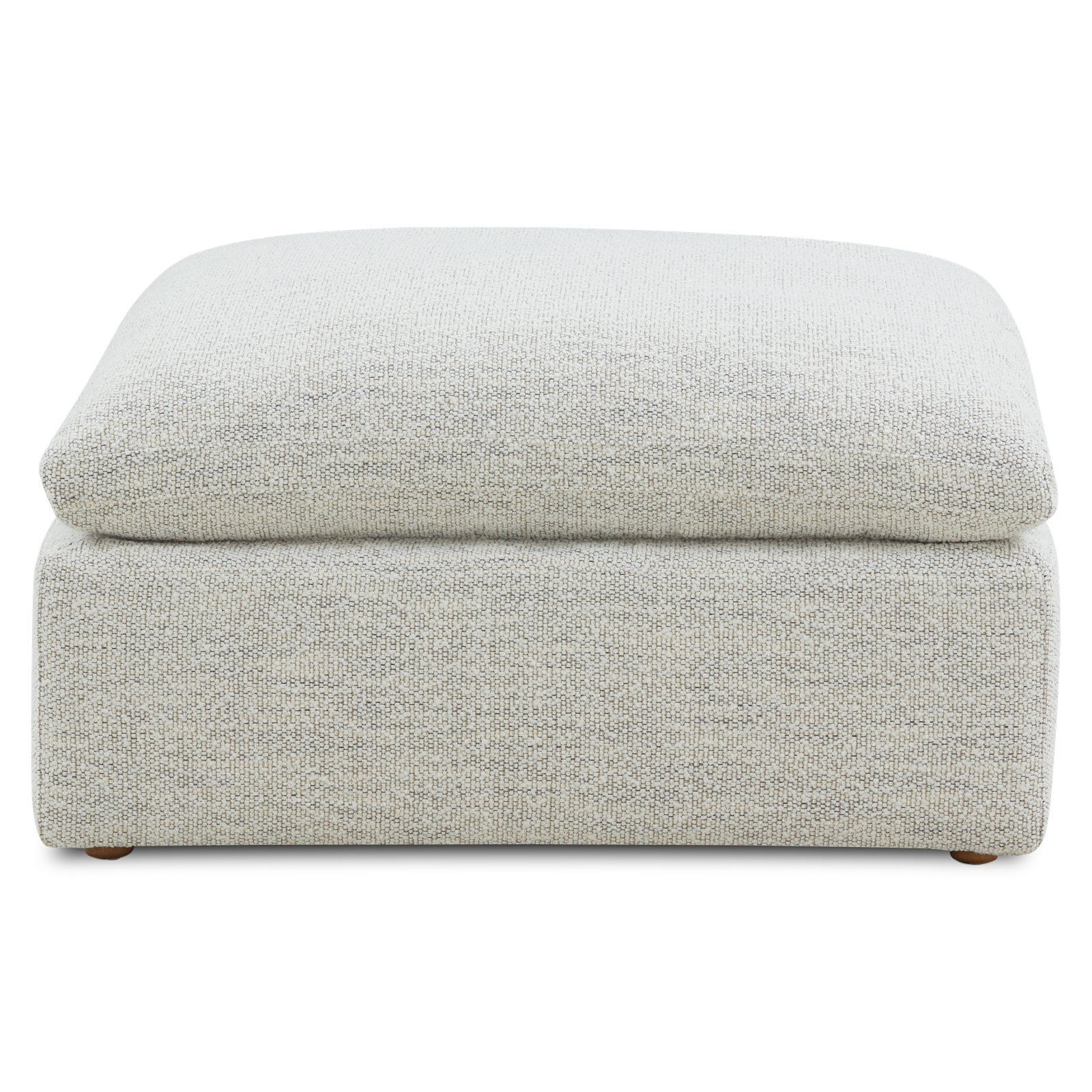 Armand Performance Fabric Ottoman, Light Gray Livesmart®
