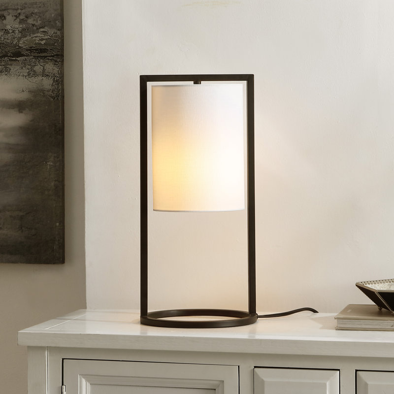 Lampe fantaisie en métal Cyril, Noir, Noir