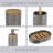 Willis Bathroom Accessory Set 5 Pieces-95018538