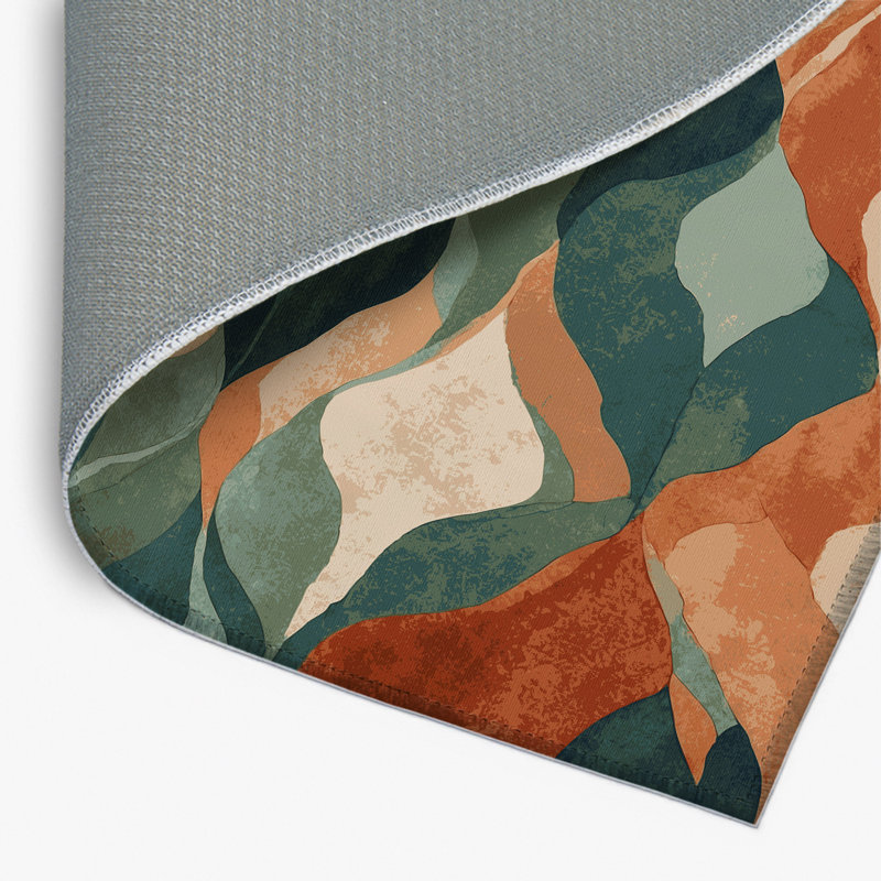 Emerald Veil Indoor And Outdoor Area Rug, Rectangle 3' x 5'