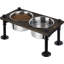 Console de repas surélevée pour animal 2 bols-85845190-85845191
