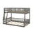 Full XL Over Queen Bunk Bed With Guardrails-1002634205