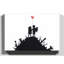 Banksy Balloon Graffiti - Wrapped Canvas-19040473