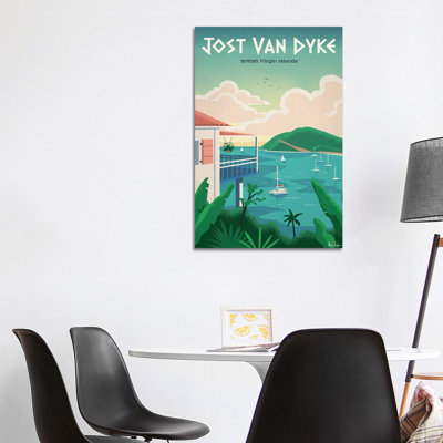 Jost Van Dyke 1 Piece Wrapped Canvas Wall Art