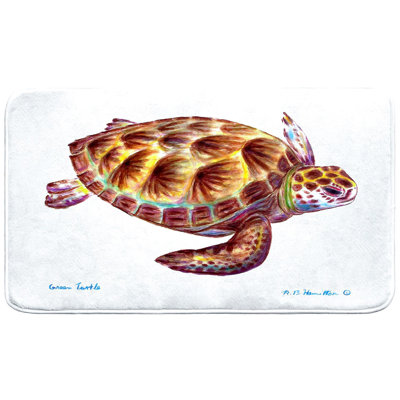 Tapis de bain Green Sea Turtle