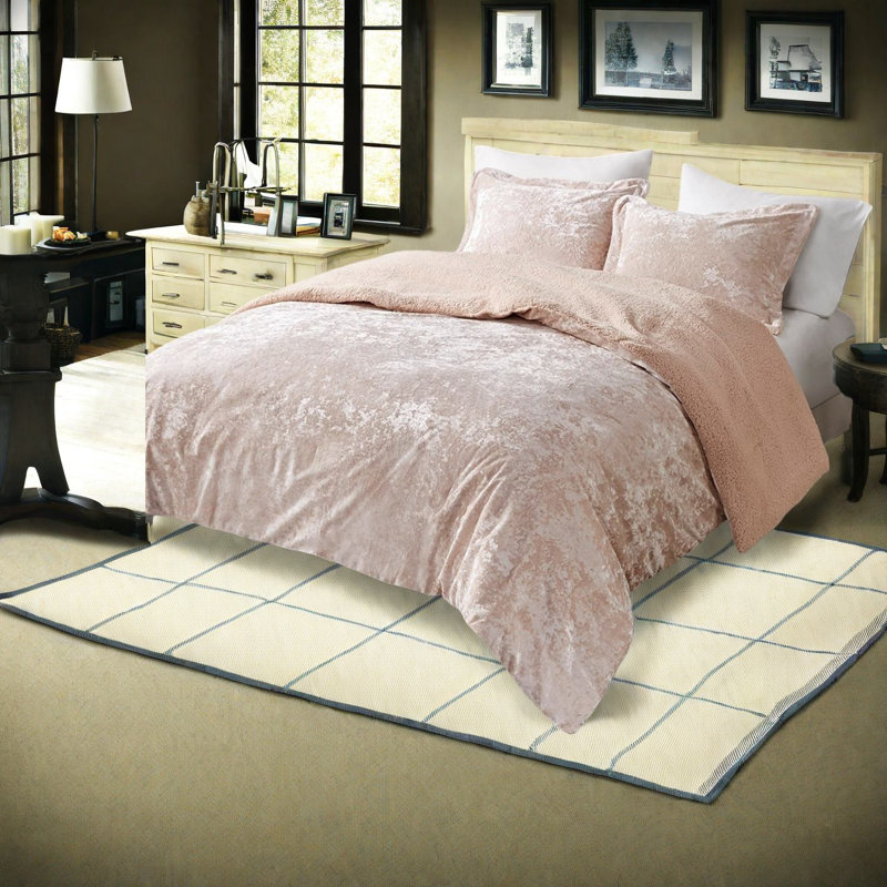 Ensembles de literie en velours luxueux, confort en polyester, décoration intérieure moderne