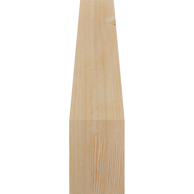 Attelle de genou Funston, Sapin de Douglas, Lisse, H 24 po x l 5,5 po x P 18 po