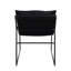 Fauteuil d'appoint en cuir fleur avec structure en métal, coussin de dossier serré, hauteur de 22 po, hauteur du produit de 33 po, aucun assemblage requis, poids de 24 lb, largeur du siège