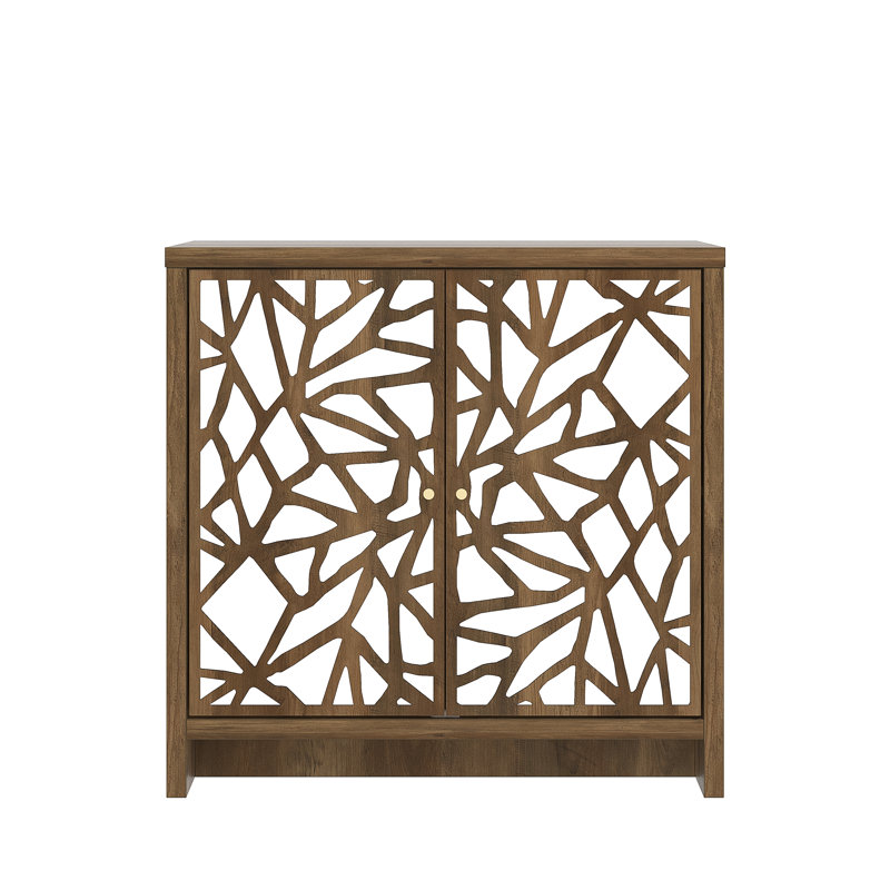 LYRA 2 Door Sideboard, Knotty Oak