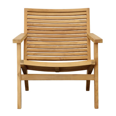 Chaise de patio en teck Alair