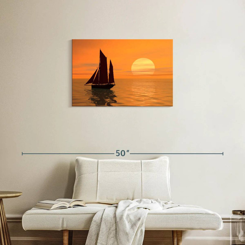 Voilier Mehar Golden Sunset, H 20 po x l 30 po