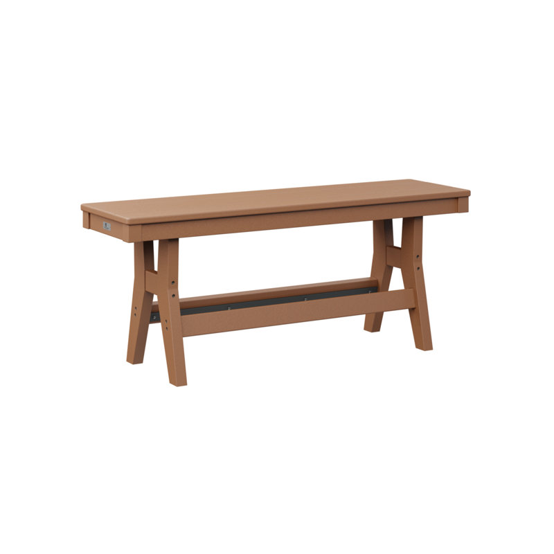 Banc portatif Berlin de 44 po, H 18 po x l 44 po x P 12,5 po, Cèdre