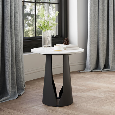 Cassiany Sintered Stone Top End Table