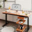 Bureau inclinable électrique en bois massif 70,87 "et hauteur réglable-810331415