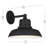 Fielding 12" 1-Light DarkSky Approved Outdoor Wall Light in Textured Black-126690913-126690914