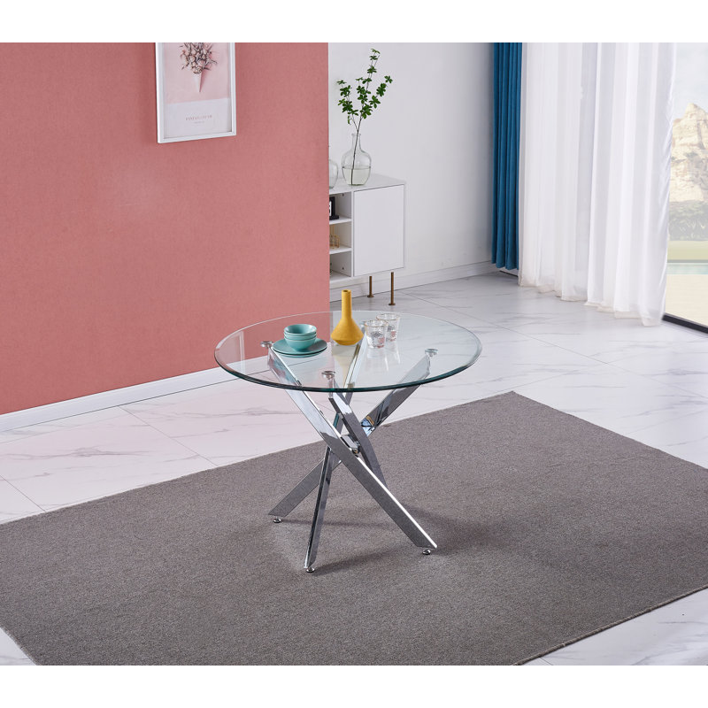 Nexus Dining Table With 4 Modalux Chairs, White
