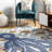 Thomas Paul Octopus Handmade Cotton Tasseled Blue/Orange Rug-1960953853