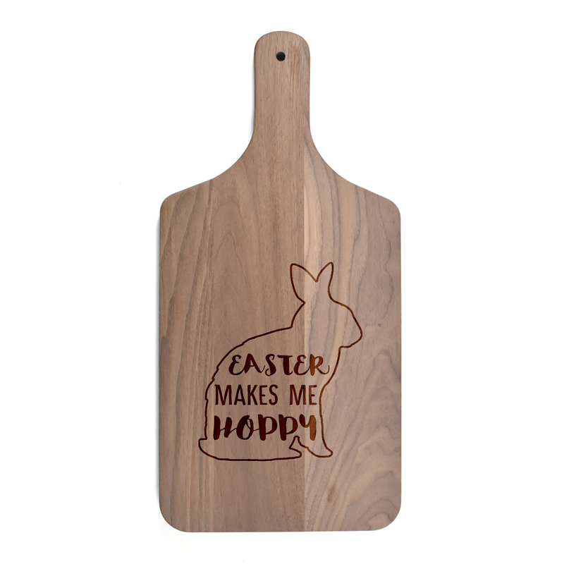Easter Makes Me Hoppy Cutting Board