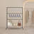 Black Freestanding Storage Organizer Rack