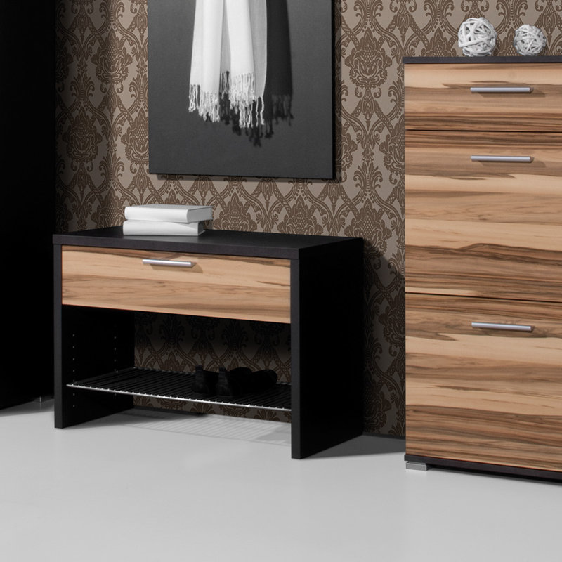 Shoe Rack, Anthracite / Baltimore-Walnut
