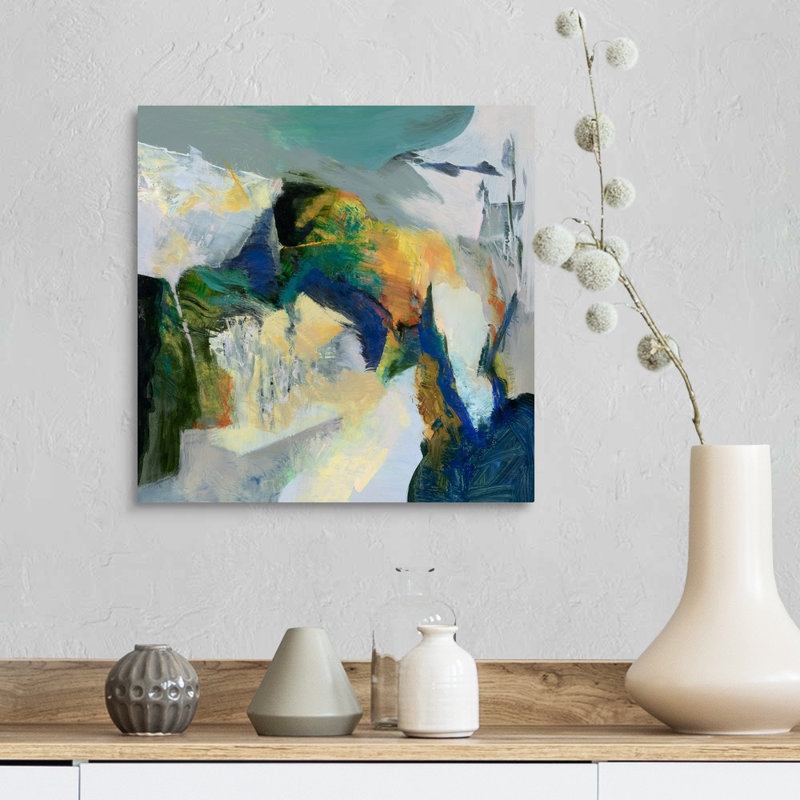 Reproduction d’art sur toile, "iceberg" par Emilia Arana, H 16 po x l 16 po x P 1,25 po, Toile tendue