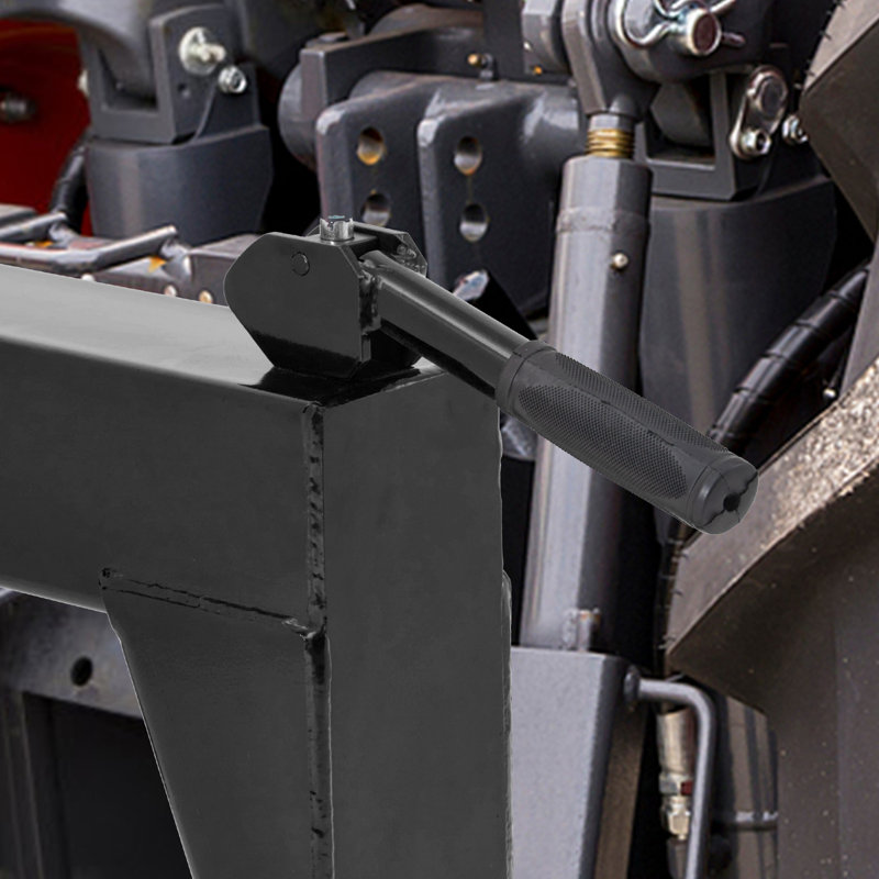 Attache rapide 3 points avec récepteur de 2 po, attelage de tracteur de catégorie 1 avec adaptateur supplémentaire, aucune douille nécessaire