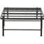Twin Xl Mattress Foundation Bed - Metal, Strong Support, Space Optimization Modern Metal Base No Box Spring Needed,