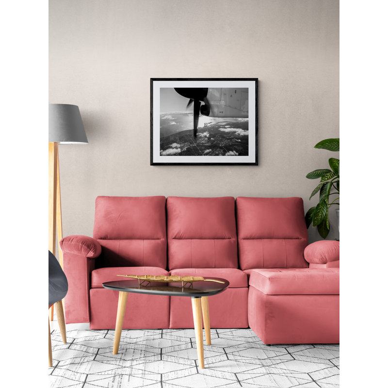 Take Off Print by Vincent Dupont Blackshaw, Black Framed Paper, 25.2" H x 31.2" W