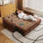 Multifunctional Sofas, Steel Frame Chenille Fabric, Contemporary For Home