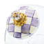 Cookie Jar With Violet Check Lid-1505038348