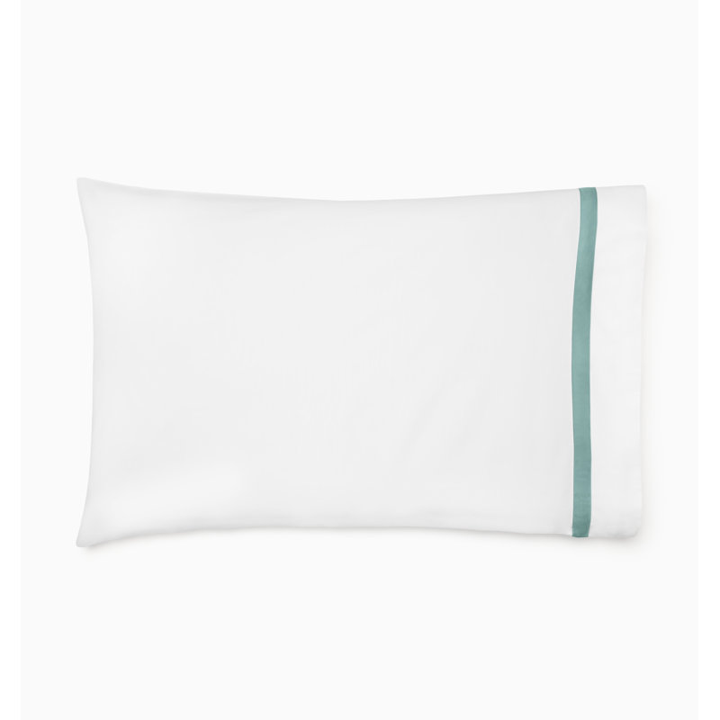 Estate 100% Cotton Pillow Case, Aqua