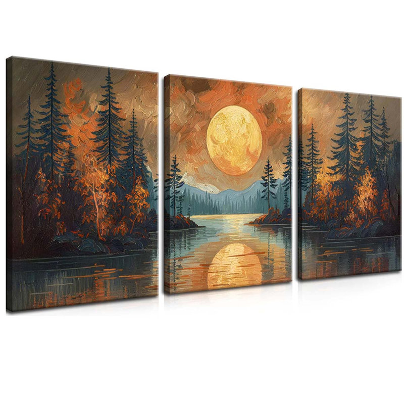 3 Piece Wrapped Canvas Print