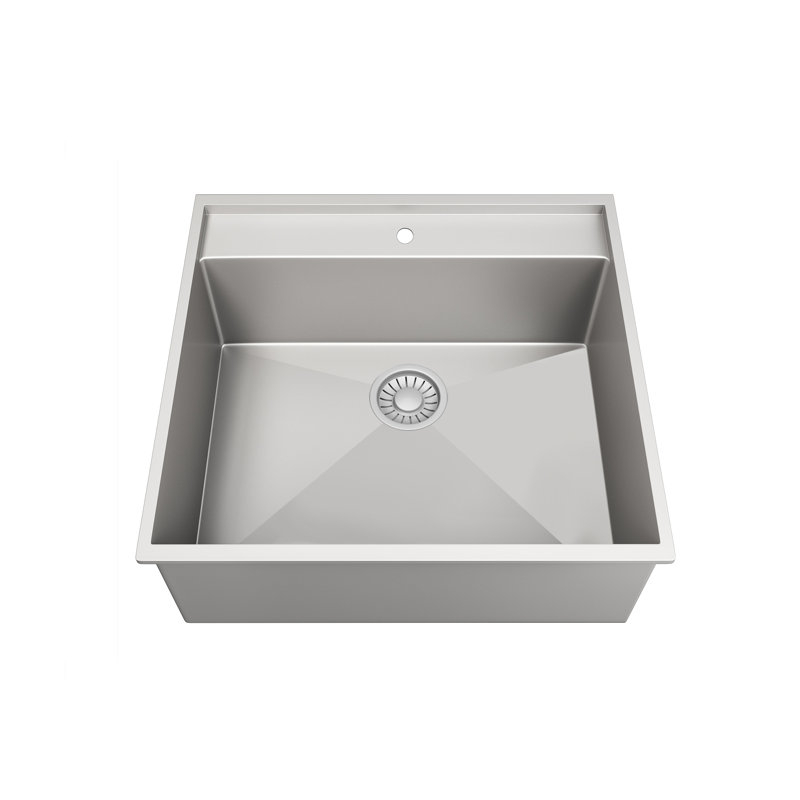 18" Single Bowl Dual Mount Kitchen Sink
