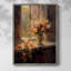 Reproduction encadrée FLORAL Series DCCLV III - bois massif-1476299016