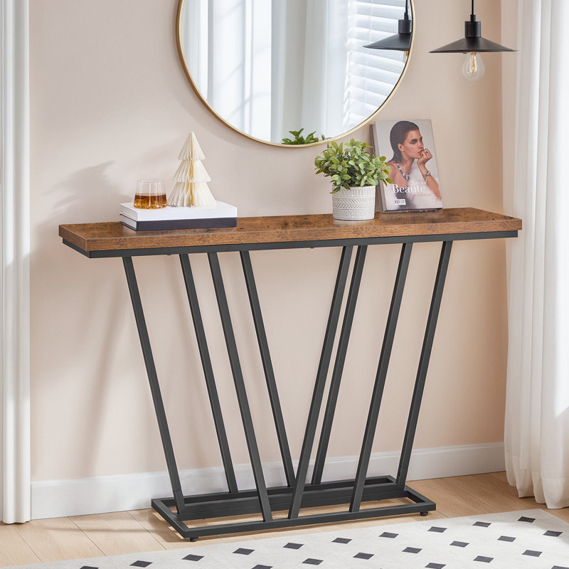 47.2" Console Table Entryway Table Display Stand