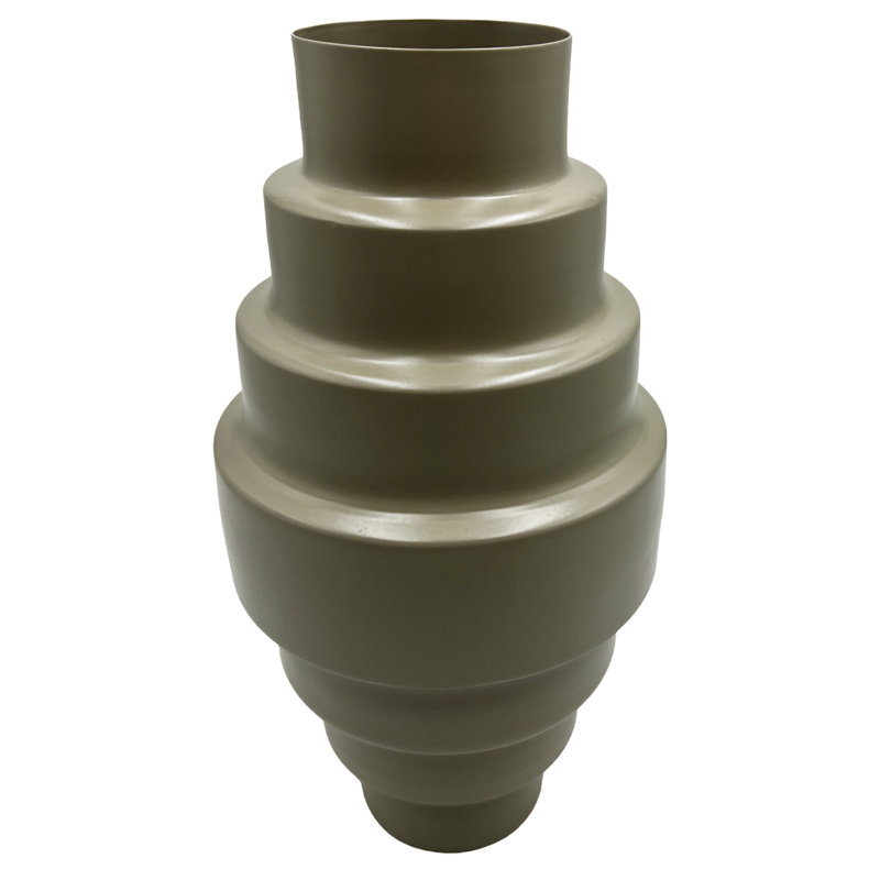 Decorative Handmade 12 inch Modern Flower Vase, Brown