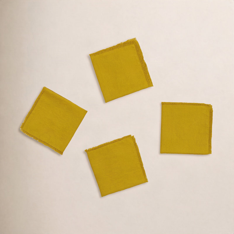 Caseville Essential Cocktail Napkin, Mustard