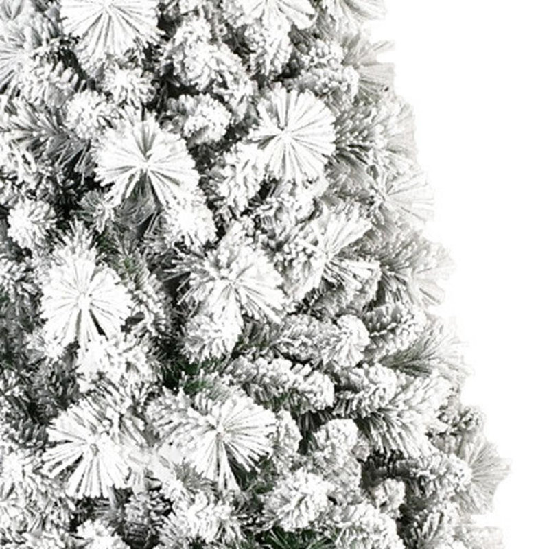 Arbre de Noël pin vert et blanc 5 pi