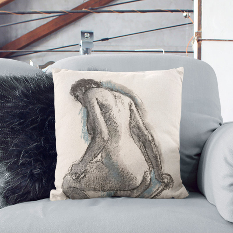 Square Cushion, 40cm H x 40cm W x 15cm D