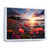 White Floater Framed