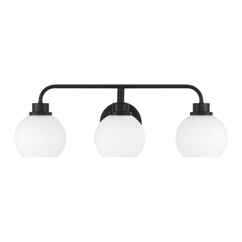 Luminaire suspendu 3 lumières Merilian Kenilworth, Noir mat